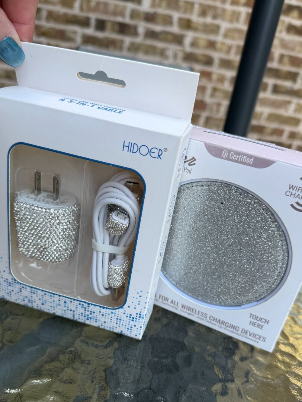 BRAND NEW!  2 Blingy Universal PHONE CHARGERS